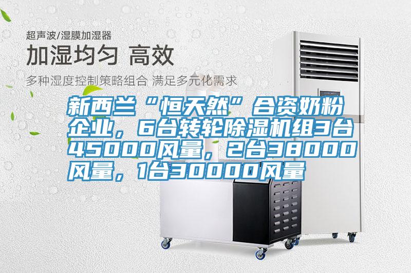 新西蘭“恒天然”合資奶粉企業，6臺轉輪除濕機組3臺45000風量，2臺38000風量，1臺30000風量