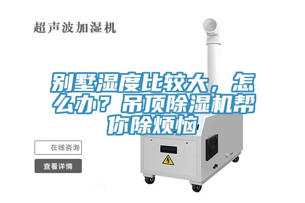 別墅濕度比較大，怎么辦？吊頂除濕機幫你除煩惱