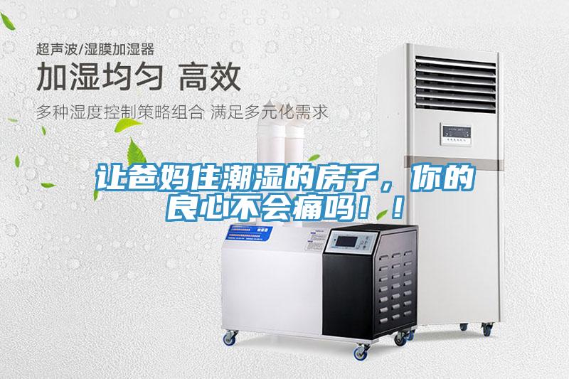 讓爸媽住潮濕的房子，你的良心不會痛嗎！！