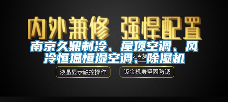 南京久鼎制冷、屋頂空調、風冷恒溫恒濕空調、除濕機
