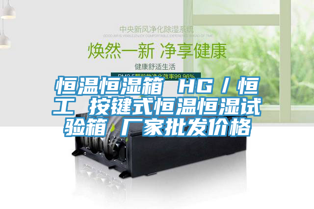 恒溫恒濕箱 HG／恒工 按鍵式恒溫恒濕試驗(yàn)箱 廠(chǎng)家批發(fā)價(jià)格